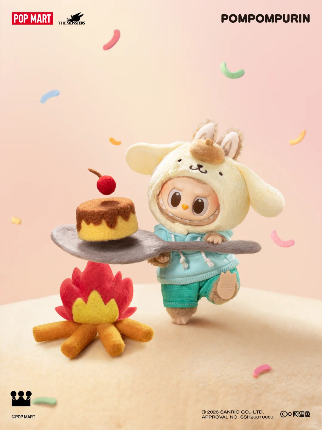 THE MONSTERS x Hello Kitty and Friends Series-Vinyl Plush Pendant Blind Box (PRE-ORDER)