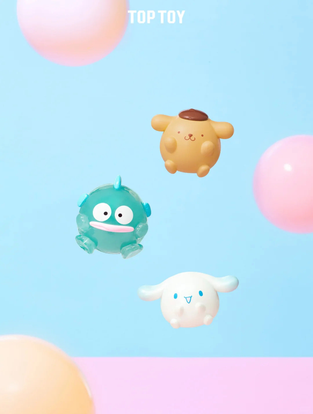 Sanrio Characters Roundy Mini Figures Blind Bags  (3 pcs in bag)