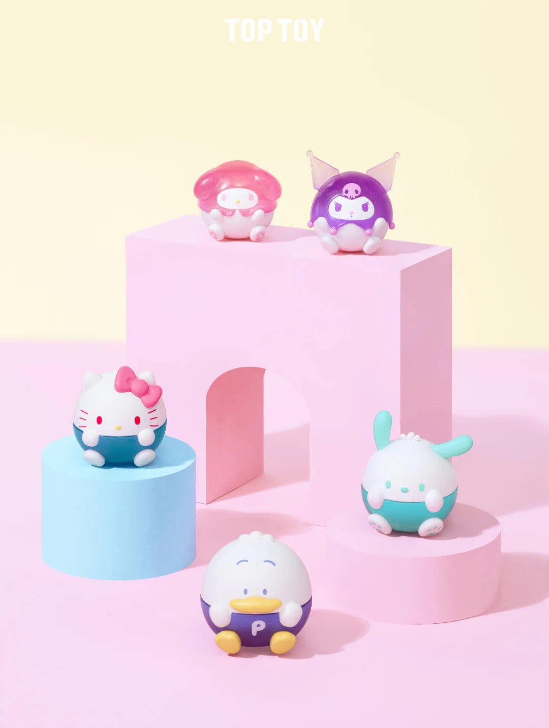 Sanrio Characters Roundy Mini Figures Blind Bags  (3 pcs in bag)