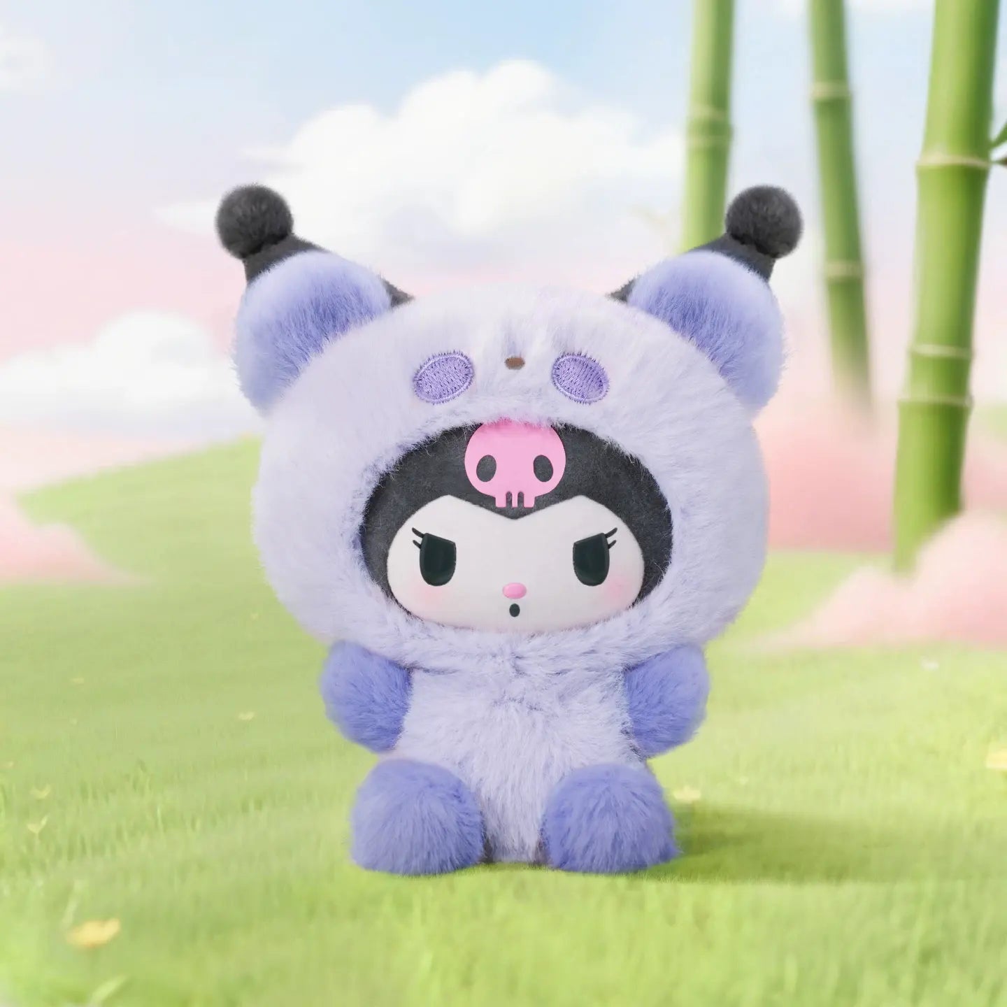 Sanrio Family Colorful Panda Plush pendant Blind Box