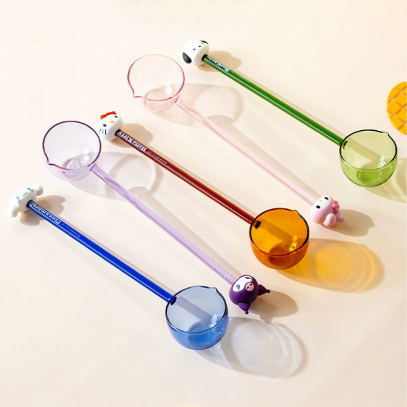 Sanrio Long-handled glass spoon