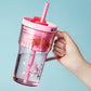 Sanrio Straw Handle  cup 750ml