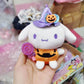 Cinnamoroll/Pochacco Halloween Pumpkin Plushie Keychain