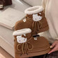 Hello Kitty Winter Snow Boots Cute Fluffy Boots Shoes