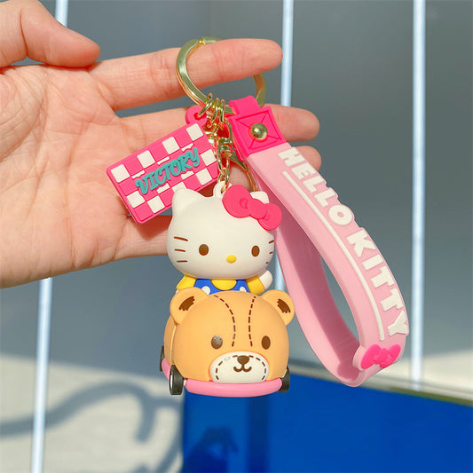 Sanrio keychain car design airplane design