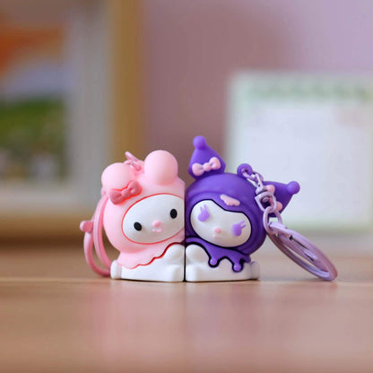 Sanrio Keychain for Couple Creative Matching Keyring Relationship