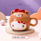 Sanrio Ceramic cup with lid 450ml