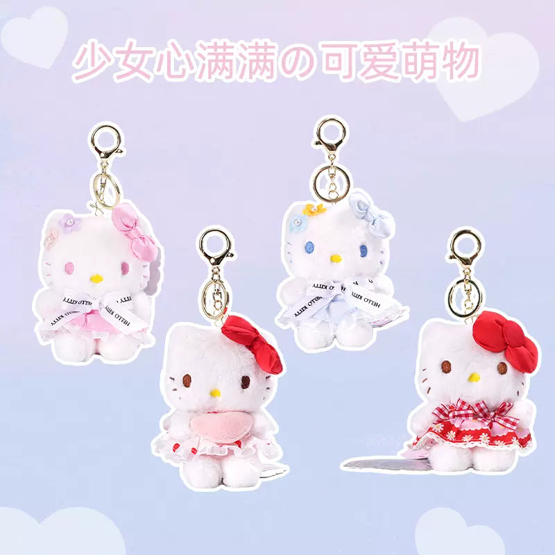 Hello Kitty Flower series plush pendant