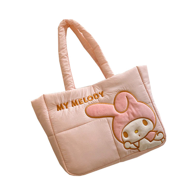 Sanrio Down-filled Fabric Tote Bag Shoulder tote bag