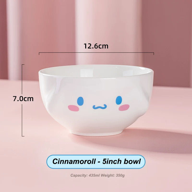 Sanrio Characters Ceramic Bowl and Plate