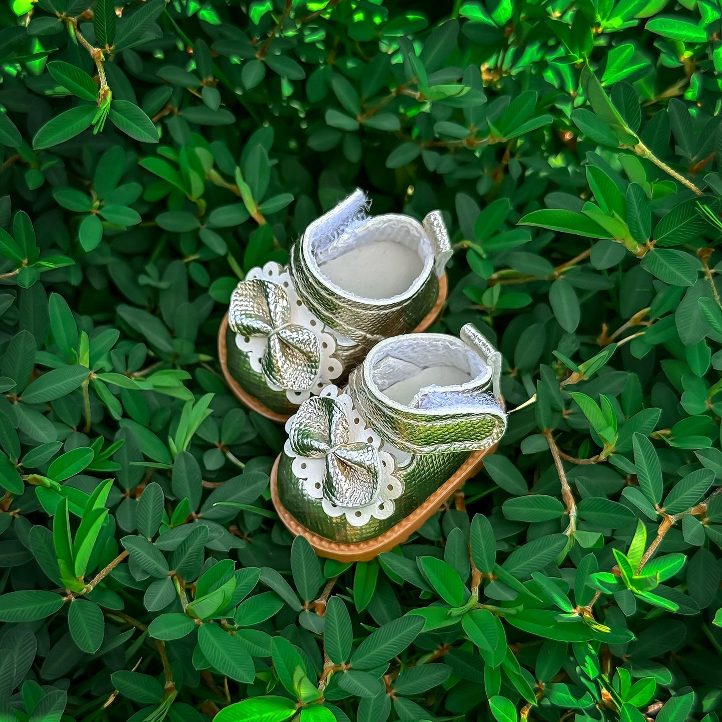 Labubu Bow Leather Shoes