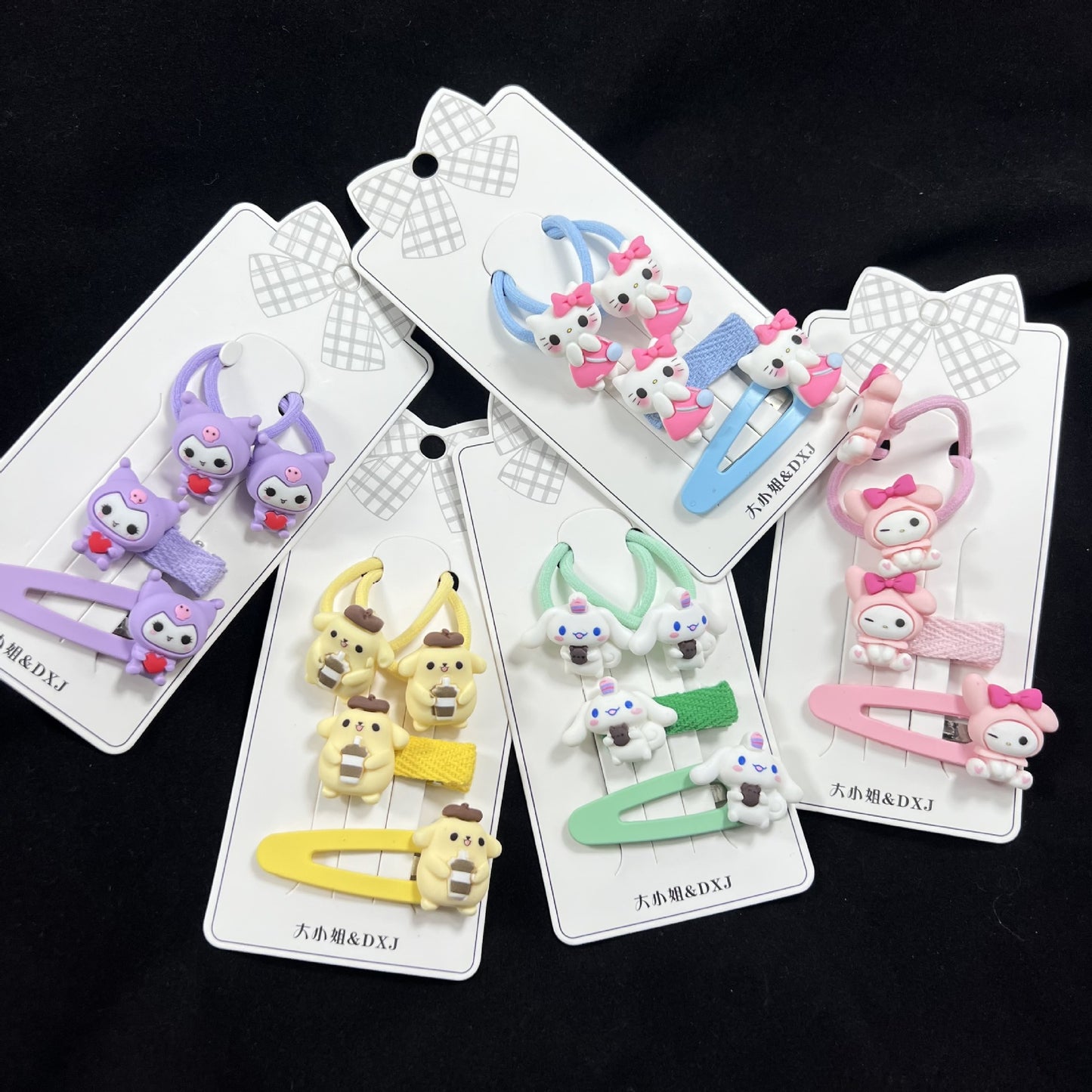 Sanrio hair clip set