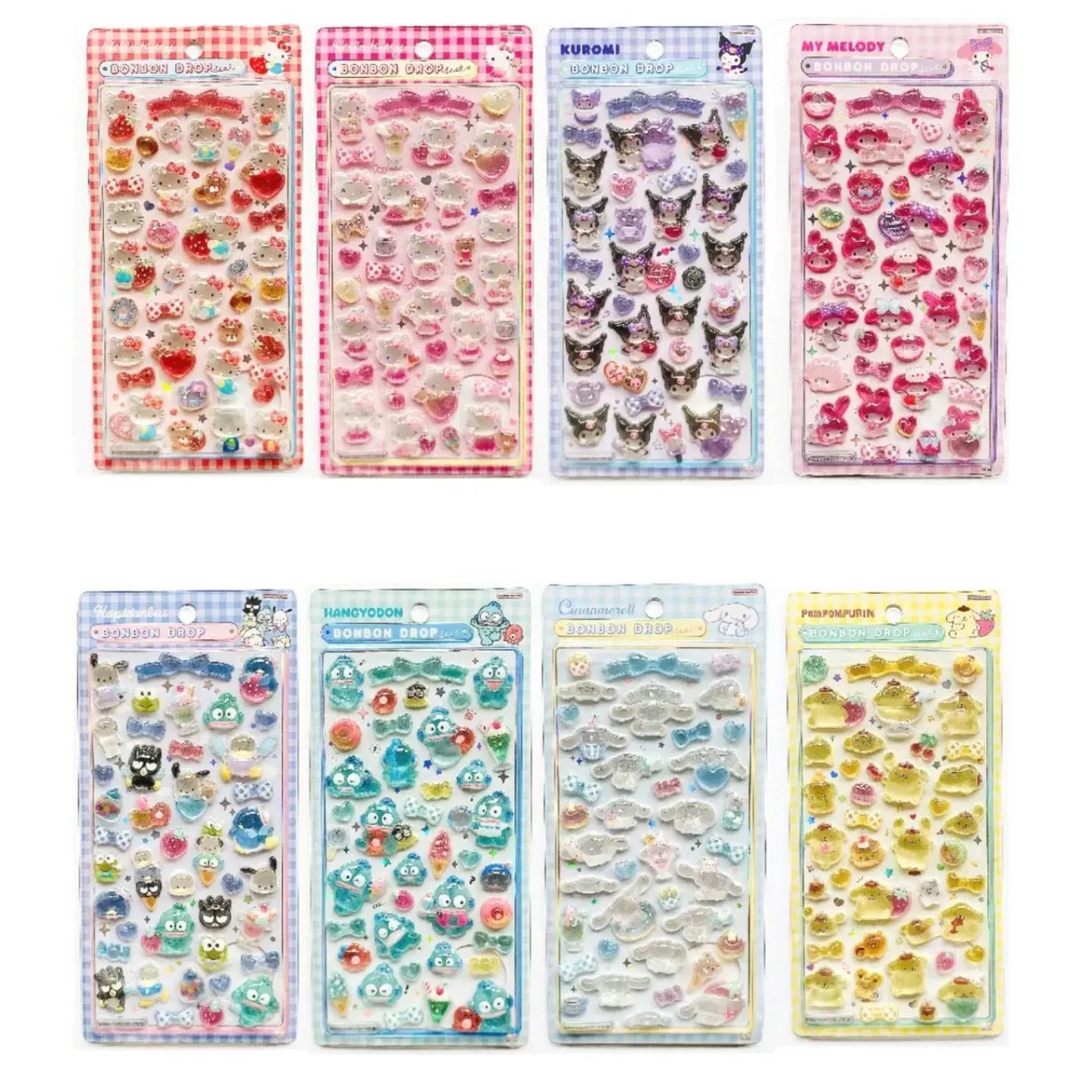Sanrio Bonbon Drop Seal 3D Sticker 2025 New design