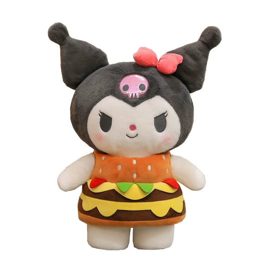 Kuromi Wearing a hamburger outfit Plush toy 15.7inch