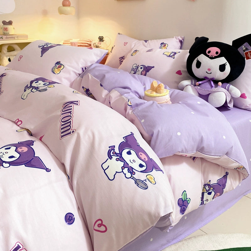 Kuromi Cotton Bedding Sheet