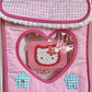 Hello Kitty Houndstooth Storage Bag Hanging Bag