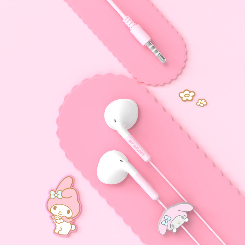 Sanrio Characters wired headphones In Ear Headphones 3.5 mm Plug