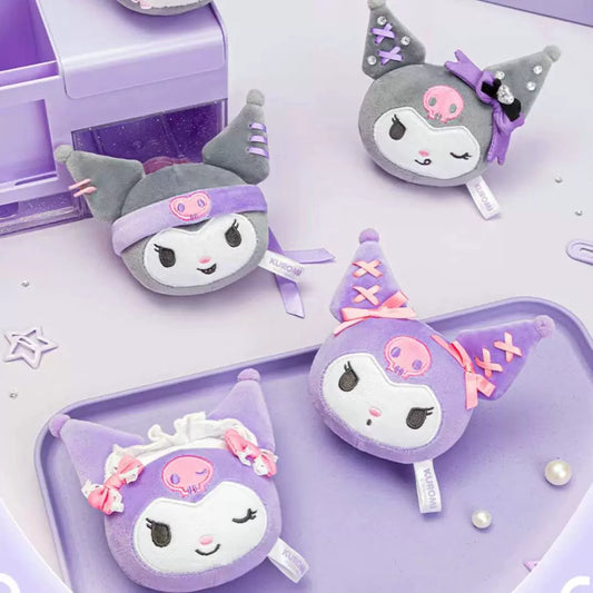Kuromi Girls Headdress Series Plush Squeeze Blind Bag Decompression Toy