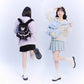 Sanrio Plush Backpack Women's Plush Drawstring Backpack Large capacity