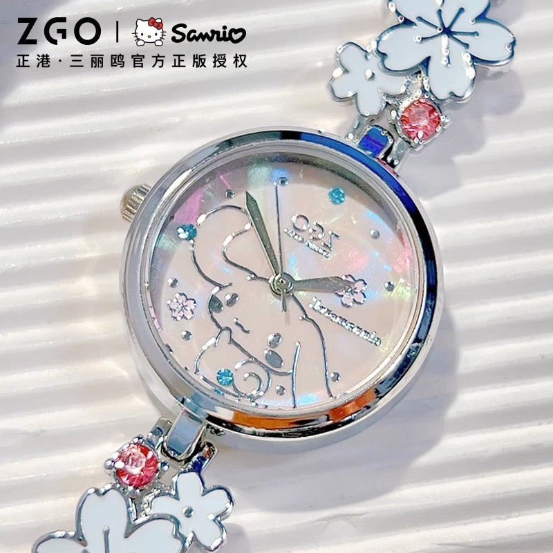 Cinnamoroll Watch Cherry blossoms design Women Watch Gift for Her