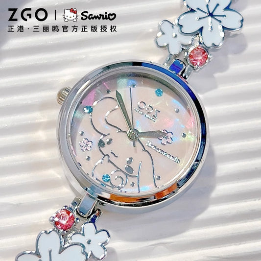 Cinnamoroll Watch Cherry blossoms design Women Watch Gift for Her