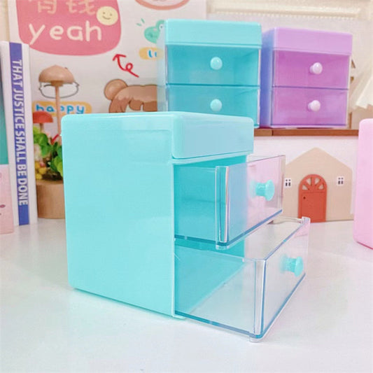 Sanrio Desktop flip double layer storage box