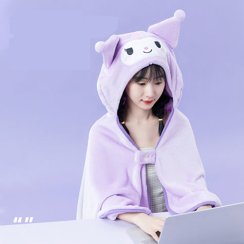 Kuromi Hoodie Blanket – Joykawaii