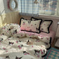 Kuromi Cotton Bedding Sheet Cherry Design