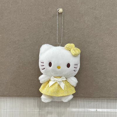 Pink Skirt hellokitty plush keychain