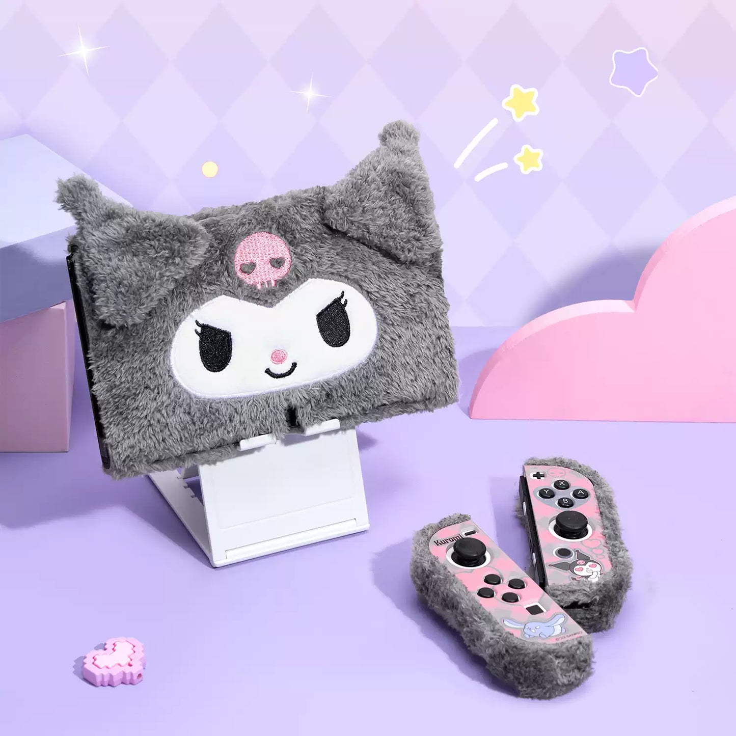 Kuromi Plush Switch OLED Protective case