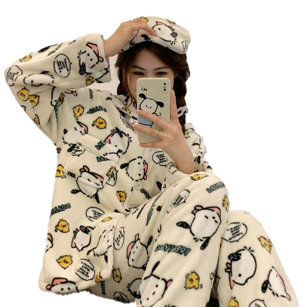 Sanrio Fluffy Pajamas set
