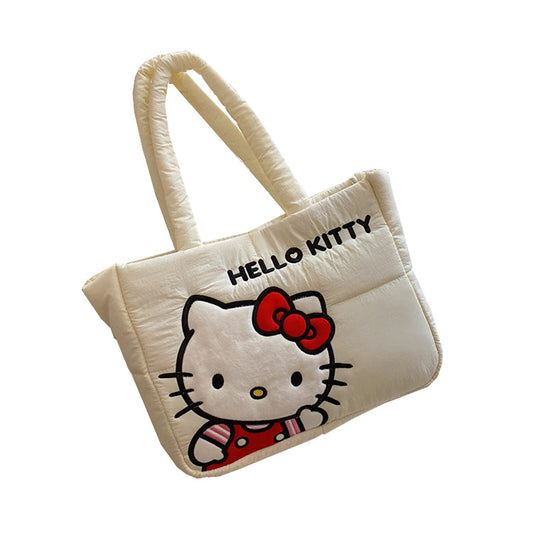 Sanrio Down-filled Fabric Tote Bag Shoulder tote bag