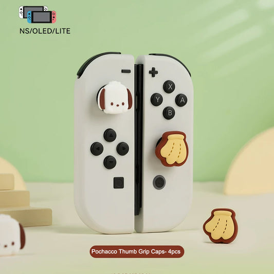 Tapas de agarre para pulgar Sanrio compatibles con Switch