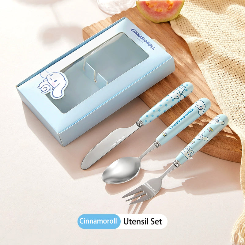 Sanrio Utensil Set Ceramic stainless steel cutlery set