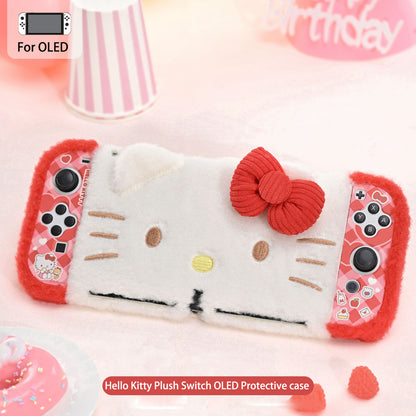 Hello Kitty Plush Switch OLED Protective case