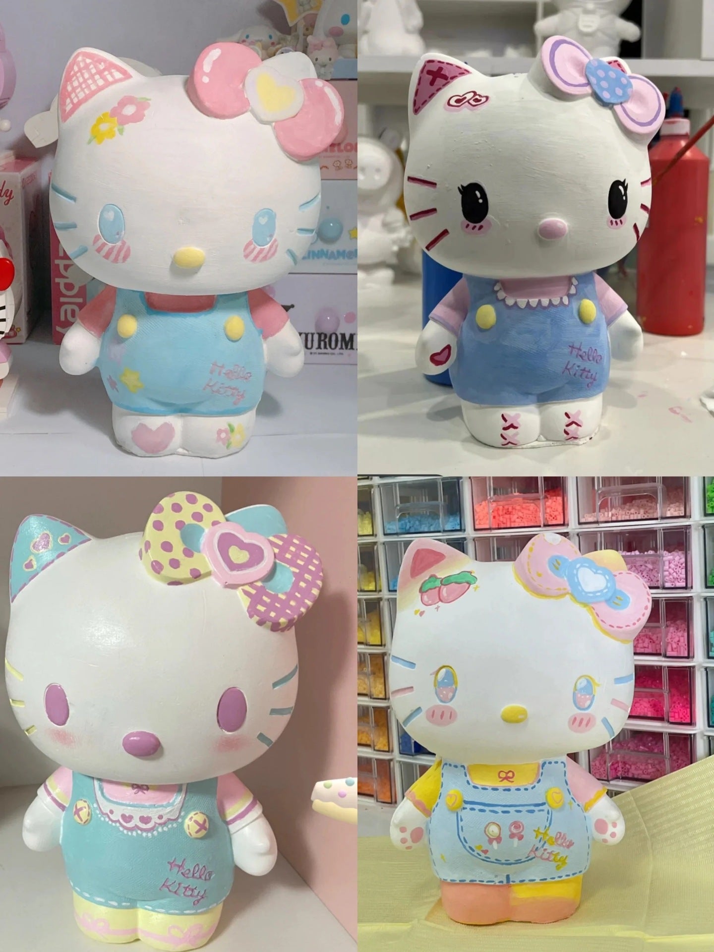 Sanrio DIY Painting Piggy Bank with 12 Colors