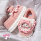 Sanrio Fluffy Plush Slippers House Slippers Winter Slippers for Women