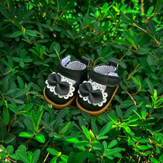 Labubu Bow Leather Shoes