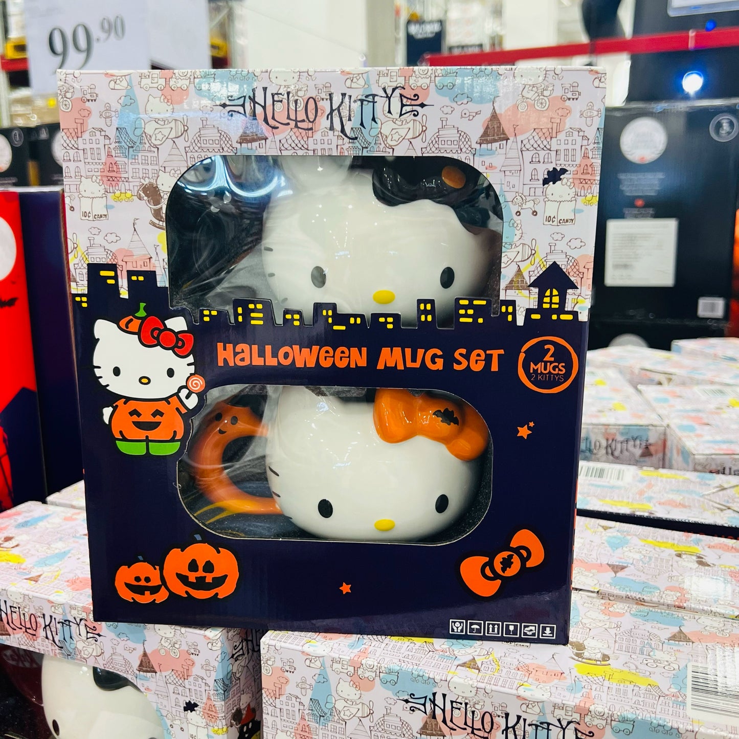 Hello Kitty Halloween Ceramic Mug Set