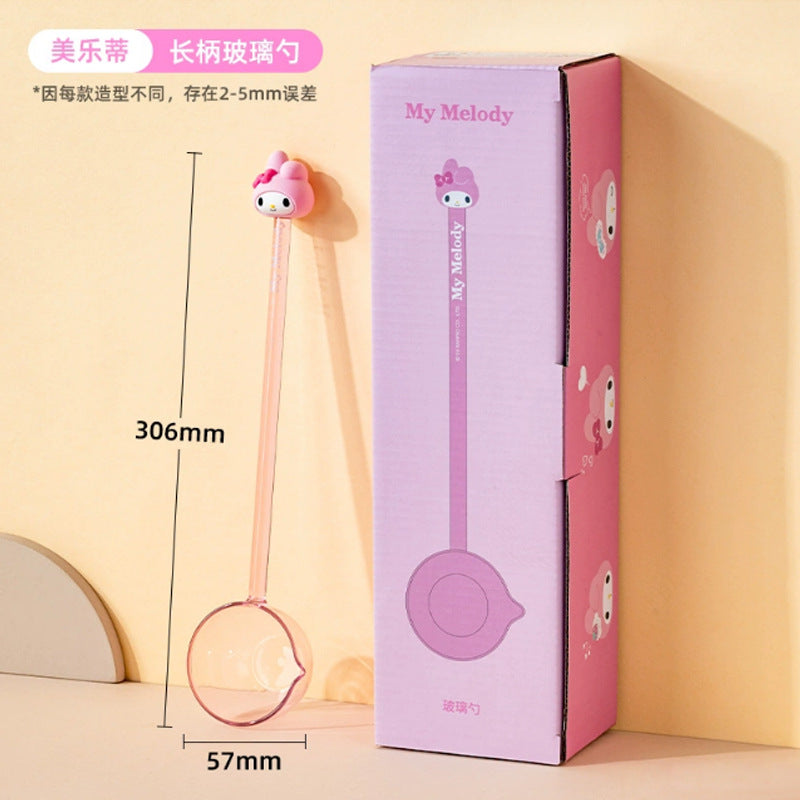 Sanrio Long-handled glass spoon