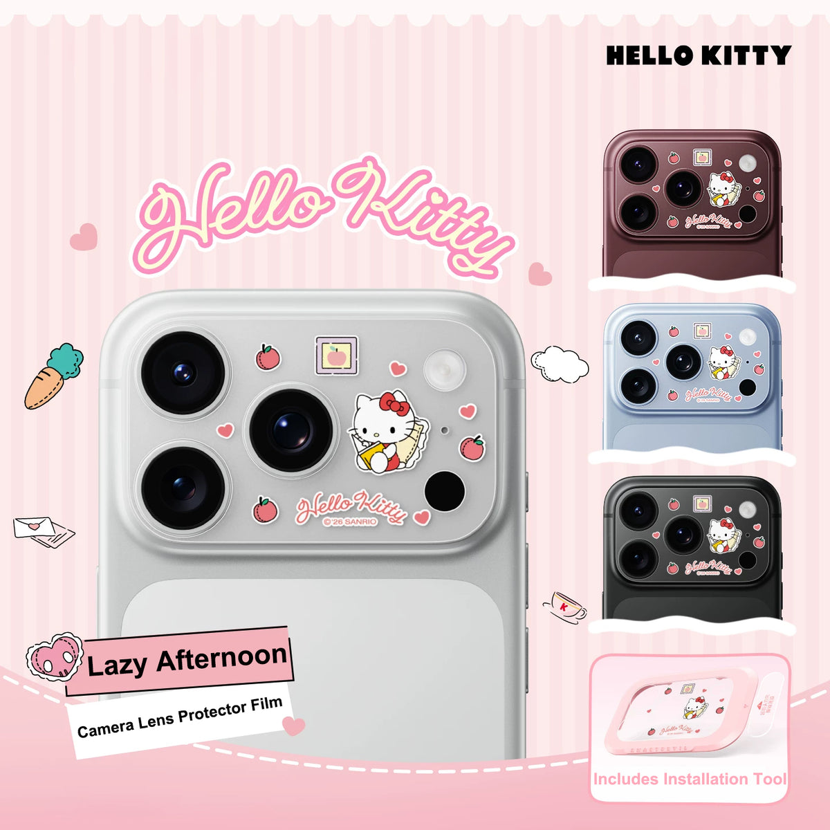 Sanrio Lazy Afternoon iphone Camera Cover 1pc