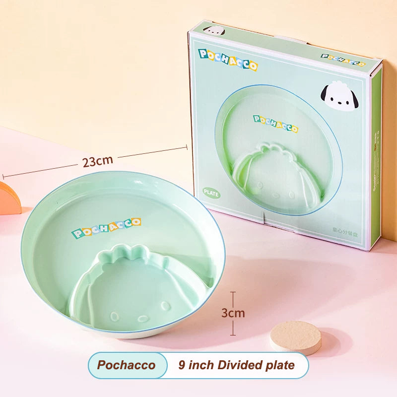 Sanrio Characters Ceramic Divided Plate 9inch