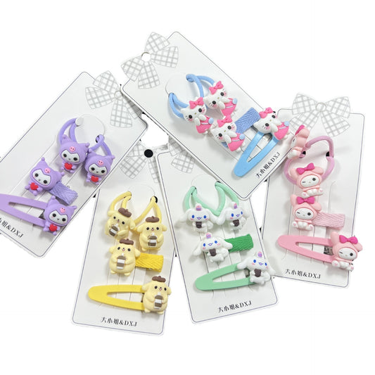 Sanrio hair clip set