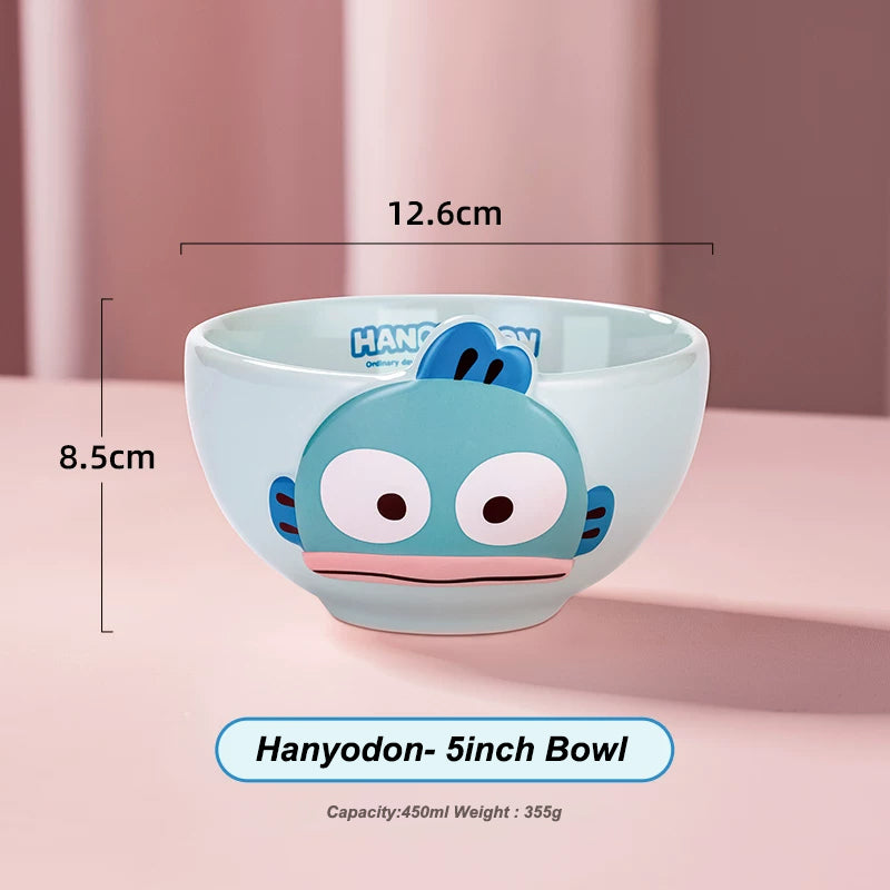 Sanrio Characters Ceramic Bowl and Plate