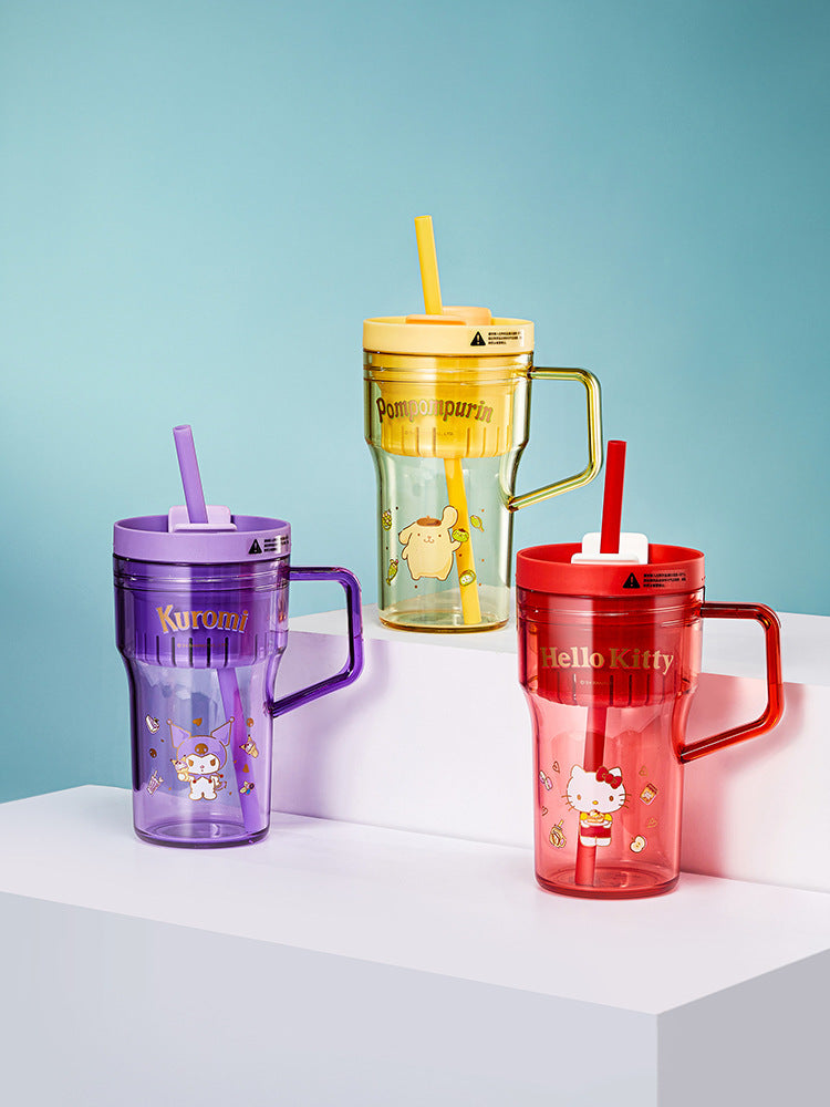 Sanrio Straw Handle  cup 750ml