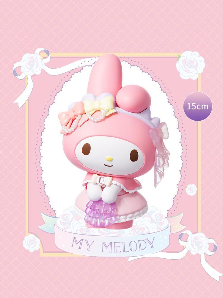 Sanrio  My Melody Kuromi Rose Party Large Figure