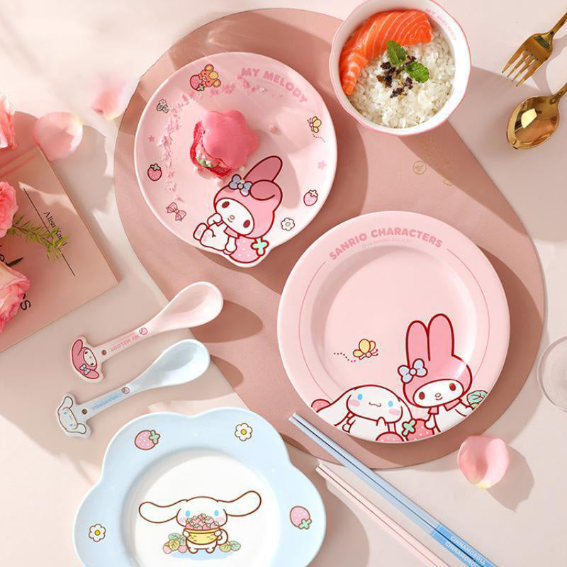 Sanrio Strawberry design tableware set