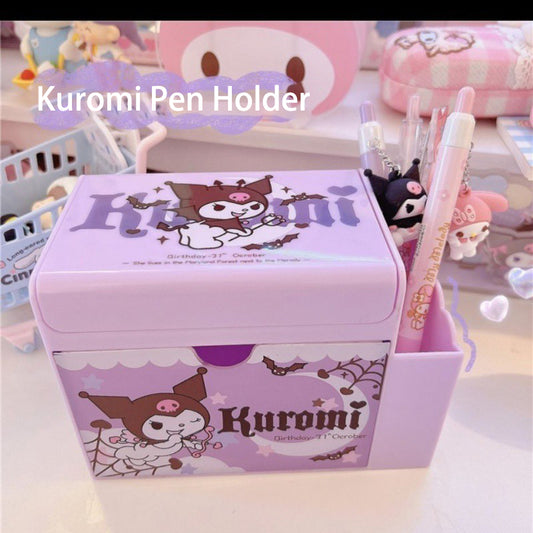 Sanrio Makeup box plastic flip storage box