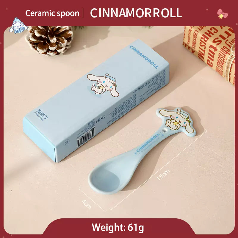 Cinnamoroll and My melody Christmas tableware set