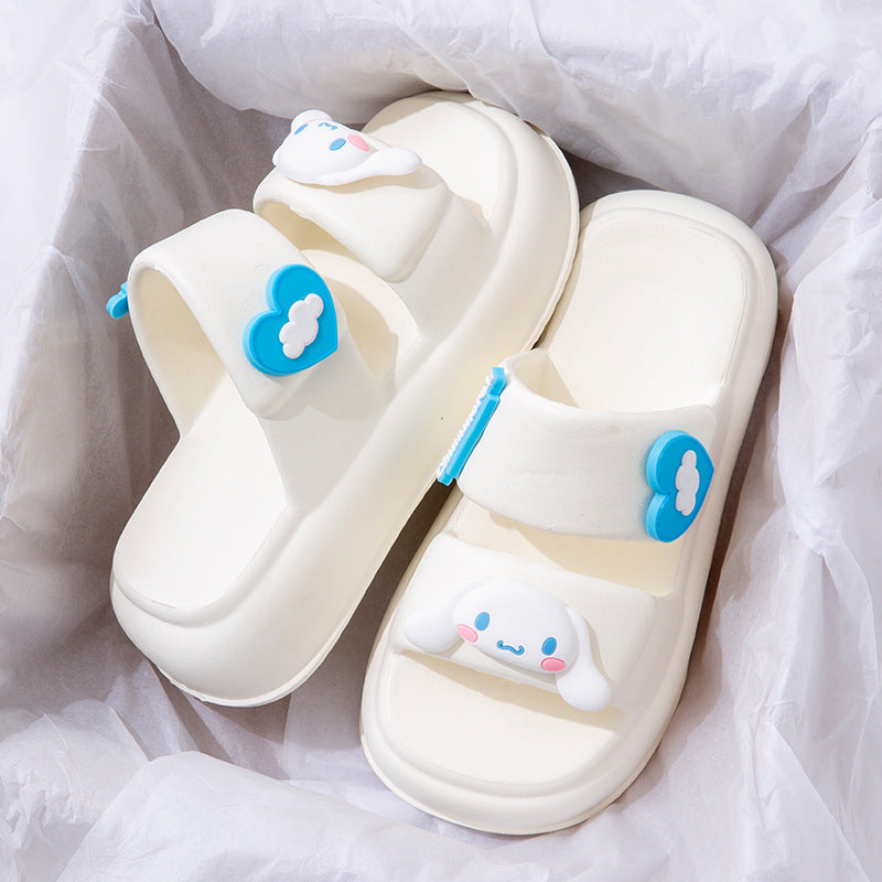 Sanrio Sandals Double Strap Waterproof EVA Chunky Slides Joykawaii